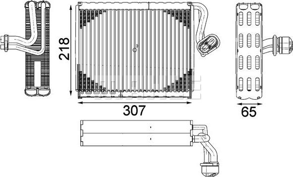 Wilmink Group WG2370281 - Evaporatore, Climatizzatore autozon.pro