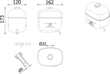 Wilmink Group WG2371104 - Serbatoio compensazione, Refrigerante autozon.pro