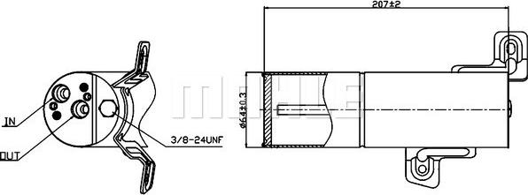 Wilmink Group WG2371353 - Essiccatore, Climatizzatore autozon.pro