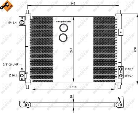 Wilmink Group WG2260817 - Condensatore, Climatizzatore autozon.pro