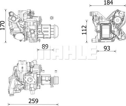 Wilmink Group WG2204716 - Radiatore, Ricircolo gas scarico autozon.pro