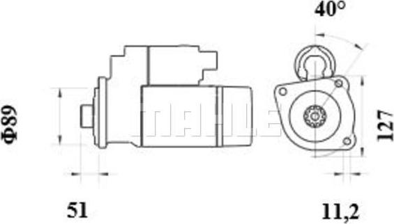 Wilmink Group WG2203443 - Motorino d'avviamento autozon.pro