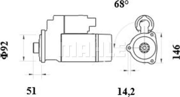 Wilmink Group WG2203457 - Motorino d'avviamento autozon.pro