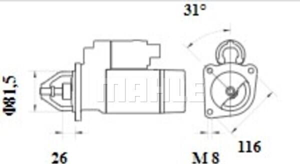 Wilmink Group WG2203417 - Motorino d'avviamento autozon.pro