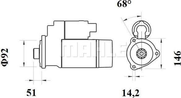 Wilmink Group WG2203434 - Motorino d'avviamento autozon.pro