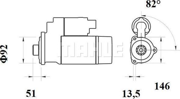 Wilmink Group WG2203436 - Motorino d'avviamento autozon.pro