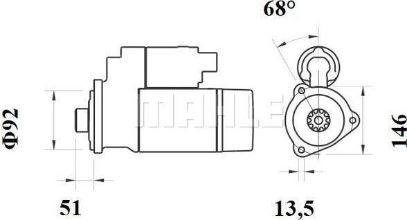 Wilmink Group WG2203433 - Motorino d'avviamento autozon.pro