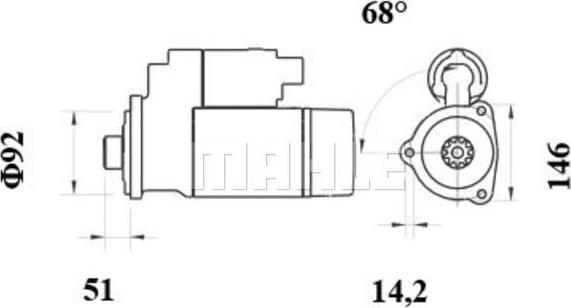 Wilmink Group WG2203389 - Motorino d'avviamento autozon.pro