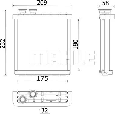 Wilmink Group WG2224688 - Scambiatore calore, Riscaldamento abitacolo autozon.pro