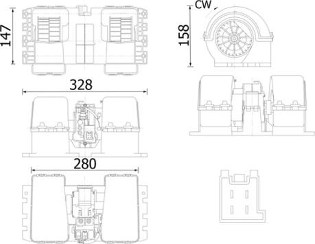 Wilmink Group WG2224683 - Ventilatore abitacolo autozon.pro