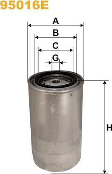 WIX Filters 95016E - Filtro carburante autozon.pro