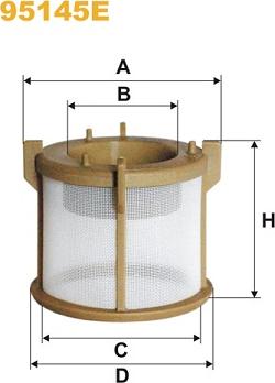 WIX Filters 95145E - Filtro carburante autozon.pro