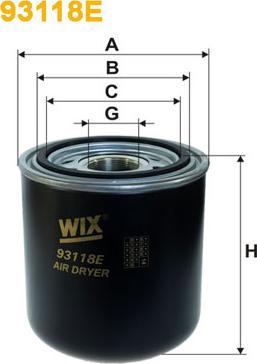 WIX Filters 93118E - Cartuccia essiccatore aria, Imp. aria compressa autozon.pro