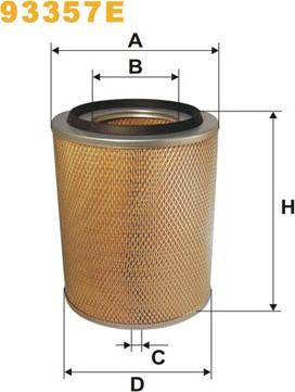 WIX Filters 93357E - Filtro aria autozon.pro