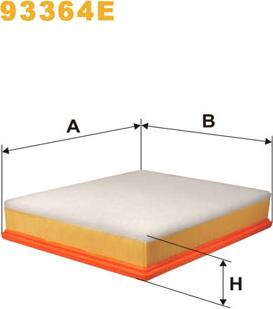 WIX Filters 93364E - Filtro aria autozon.pro