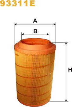 WIX Filters 93311E - Filtro aria autozon.pro