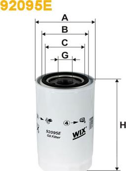 WIX Filters 92095E - Filtro olio autozon.pro