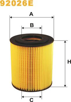 WIX Filters 92026E - Filtro olio autozon.pro