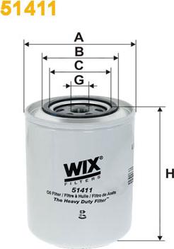 WIX Filters 51411 - Filtro olio autozon.pro