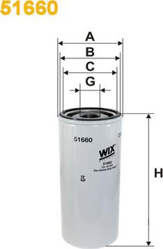 WIX Filters 51660 - Filtro olio autozon.pro