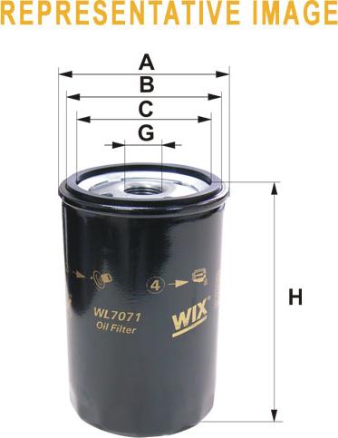 WIX Filters WL7250 - Filtro olio autozon.pro