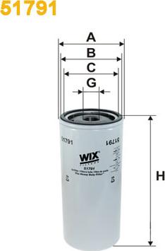 WIX Filters 51791 - Filtro olio autozon.pro