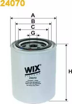 WIX Filters 24070 - Filtro refrigerante autozon.pro