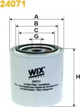 WIX Filters 24071 - Filtro refrigerante autozon.pro