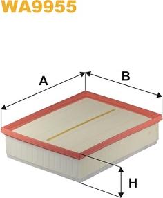 WIX Filters WA9955 - Filtro aria autozon.pro