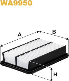 WIX Filters WA9950 - Filtro aria autozon.pro