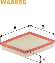 WIX Filters WA9960 - Filtro aria autozon.pro