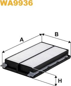 WIX Filters WA9936 - Filtro aria autozon.pro