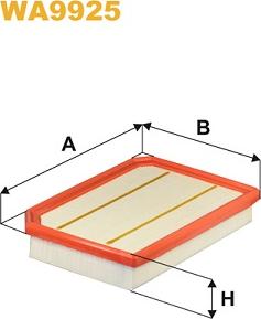 WIX Filters WA9925 - Filtro aria autozon.pro