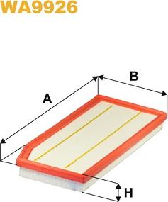 WIX Filters WA9926 - Filtro aria autozon.pro