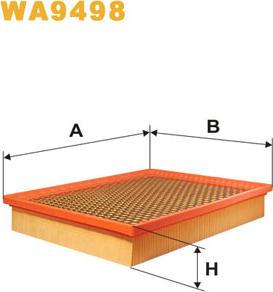 WIX Filters WA9498 - Filtro aria autozon.pro