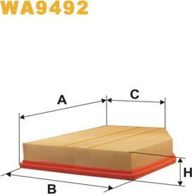 WIX Filters WA9492 - Filtro aria autozon.pro