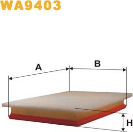 WIX Filters WA9403 - Filtro aria autozon.pro