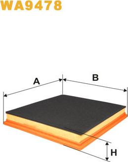 WIX Filters WA9478 - Filtro aria autozon.pro