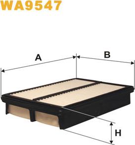 WIX Filters WA9547 - Filtro aria autozon.pro