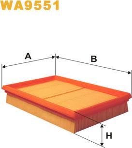 WIX Filters WA9551 - Filtro aria autozon.pro