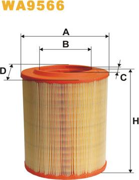 WIX Filters WA9566 - Filtro aria autozon.pro