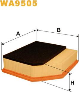 WIX Filters WA9505 - Filtro aria autozon.pro