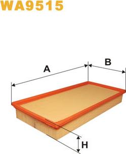 WIX Filters WA9515 - Filtro aria autozon.pro