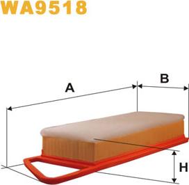 WIX Filters WA9518 - Filtro aria autozon.pro