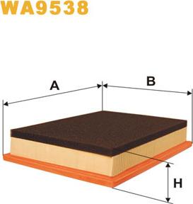 WIX Filters WA9538 - Filtro aria autozon.pro