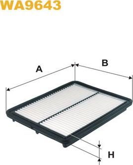 WIX Filters WA9643 - Filtro aria autozon.pro