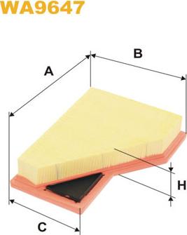 WIX Filters WA9647 - Filtro aria autozon.pro