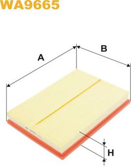 WIX Filters WA9665 - Filtro aria autozon.pro