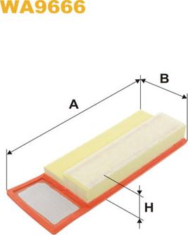 WIX Filters WA9666 - Filtro aria autozon.pro