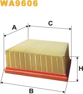 WIX Filters WA9606 - Filtro aria autozon.pro